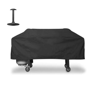 Unicook Heavy Duty Waterproof Grill Cover for Blackstone 36" Griddle Cooking Station, Outdoor Flat Top Gas Grill Griddle Cover with Seam Taped, Including Support Pole to to Prevent Pooling Water