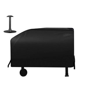 Unicook Heavy Duty Waterproof Grill Cover for Blackstone 28" Griddle Cooking Station, Outdoor Flat Top Gas Grill Griddle Cover with Seam Taped, Including Support Pole to to Prevent Pooling Water