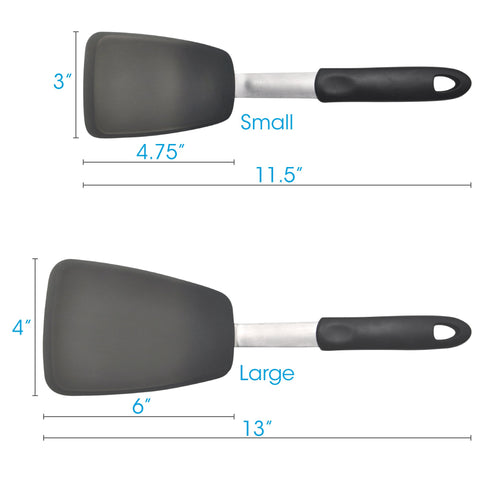 Unicook Upgraded Silicone Spatula Small and Medium - Thumbnail 5